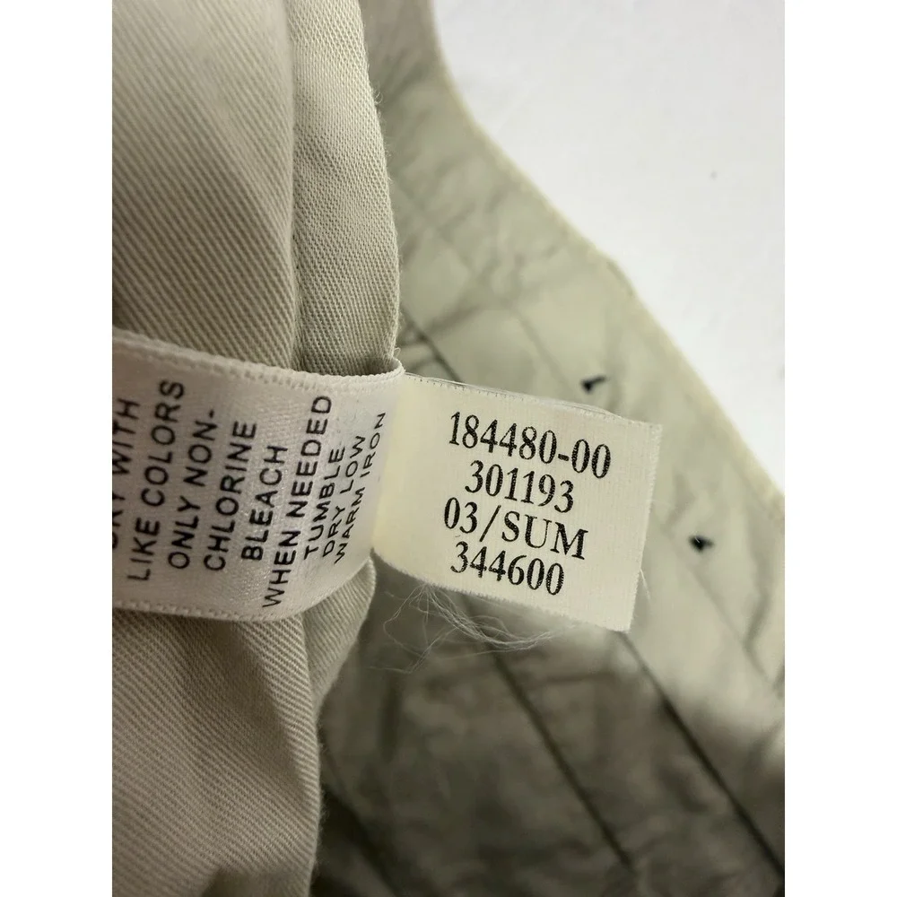 Banana Republic Men's Beige 100 %Linen Gavin Fit Chino Dress Pants 33x32